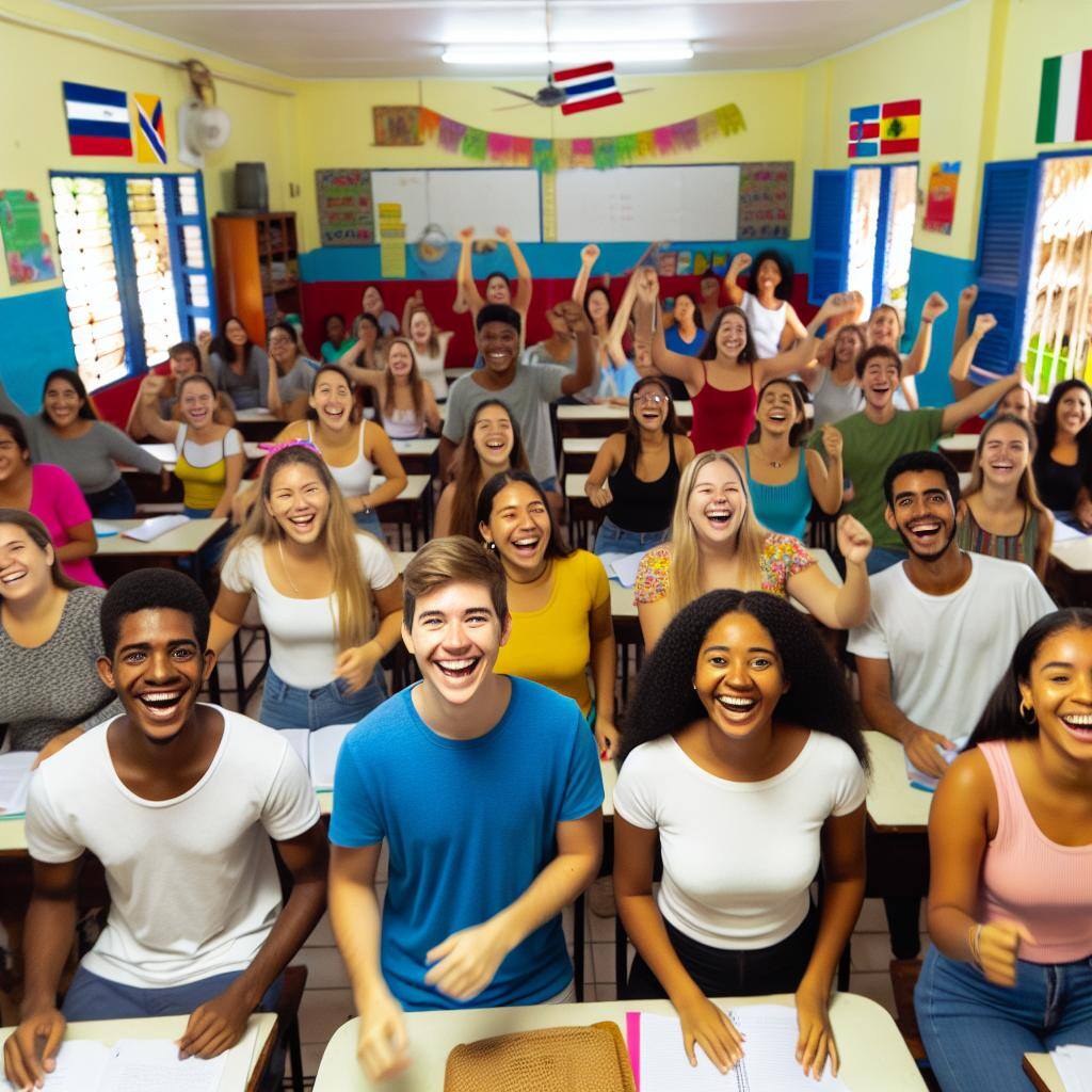 a paid English teacher in Costa Rica